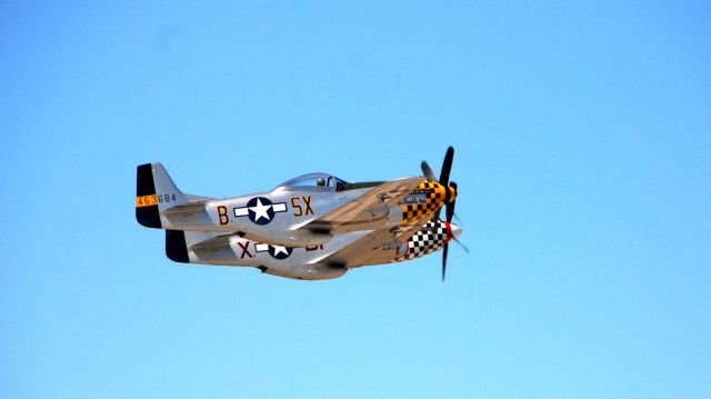 North American P-51 Mustang (46-3684) - I took this photo at Luke AFB Open House. The pilots flew a beautiful and close formation. These fellows know how it is done!