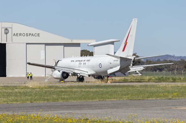 Boeing Wedgetail (A30001) - RAAF (A30-001) Boeing E-7A Wedgetail at Wagga Wagga Airport