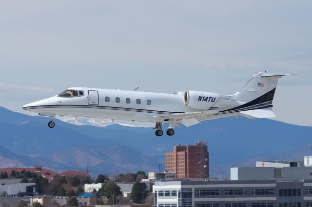 Learjet 60 (N14TU) - Arriving KAPA 11-05-2023 from Linden, NV