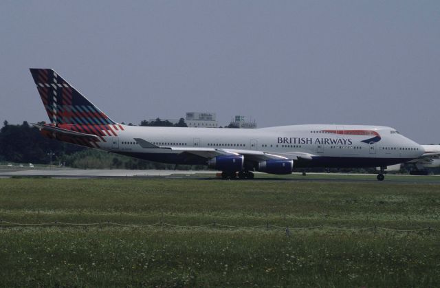 Boeing 747-400 (G-CIVO) - Departure at Narita Intl Airport Rwy16R on 1998/05/31