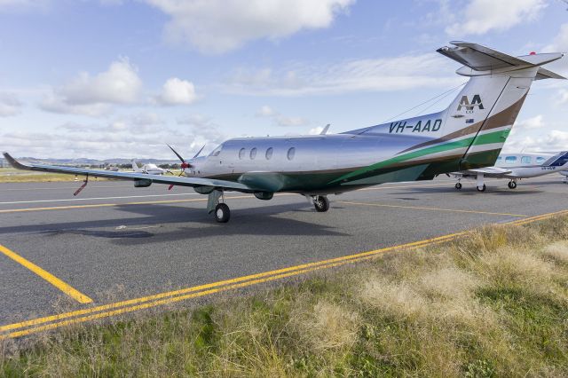 Pilatus PC-12 (VH-AAD) - Australian Agricultural Company (VH-AAD) Pilatus PC-12/47E at Wagga Wagga Airport.