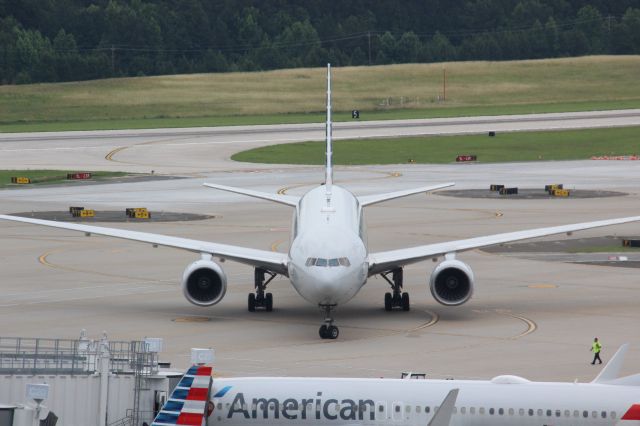 Boeing 777-200 (AAL173) - This was the first direct flight from london to RDU in over 2 Years since covid, I was very lucky to see it.