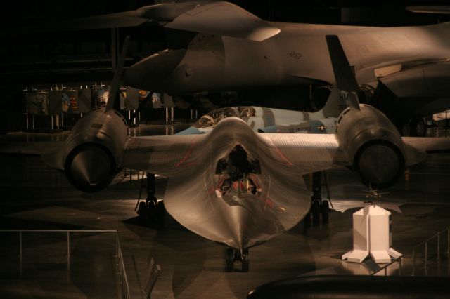 — — - SR-71 at Air Force Museum