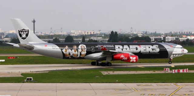 Airbus A340-300 (9M-XAC) - Imminent take off. View from West Terminal. 2011 memory.