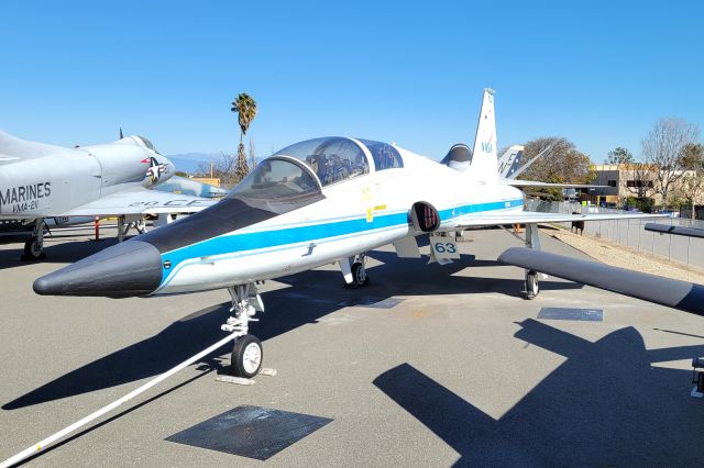 N963NA — - This is the first T-38 built, line #1. On display at the Western Museum of Flight on 02/06/23