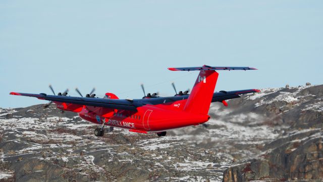 De Havilland Canada Dash 7 (C-GCFR) - A De Havilland Canada Dash 7, DHC-7-102, C-GCFR, of the National Aerial Surveillance Program.  Used for patrolling the ice and fisheries vessels.