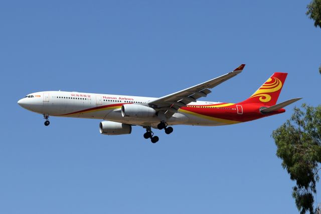 Airbus A330-300 (B-1021) - 09/07/2022:  Flight from Chengdu (CTU), China, on final approach to runway 30.