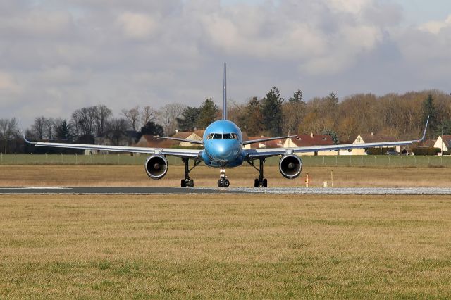 Boeing 757-200 (F-HTAG) - Flight B0901 / DJT901 From Paris Orly To Chateauroux Centre Marcel Dassault Airport