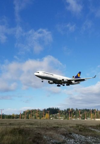 Boeing MD-11 (D-ALCE) - Final to 16R