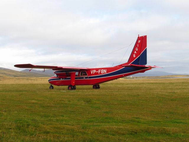 VP-FBN — - Taxiing at Hill Cove Airfield