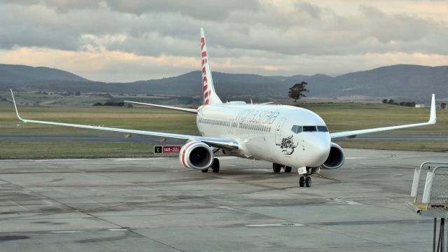 Boeing 737-800 (VH-YWA) - Virgin Australia Boeing 737-8FE VH-YWA (41042) at Launceston Airport, Tasmania, Australia. 12 July 2019.