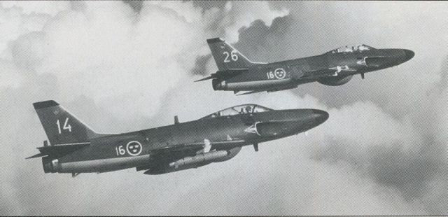Saab Lansen (014) - scanned from postcard