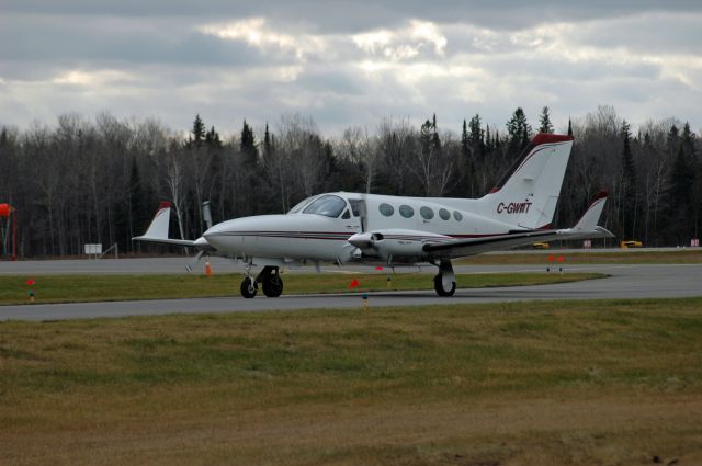 Cessna Chancellor (C-GWMT) - Cessna 414A Chancellor (Serial: 414A0069) preparing for take off at CYPQ/YPQ on November 29, 2015.