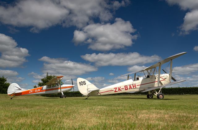 Cessna 170 (ZK-SJK) - Private Canterbury, NZ strip.