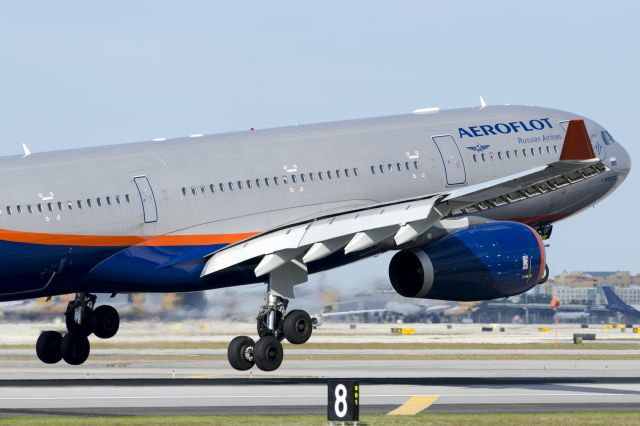 Airbus A330-300 (VQ-BBF) - Inbound from Moscow Sheremetyevo.