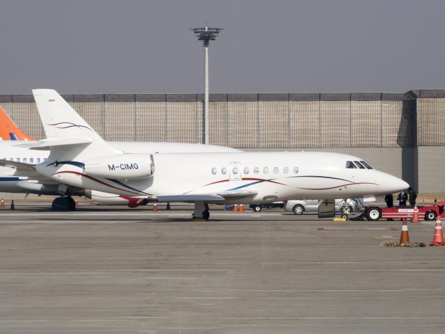 Dassault Falcon 2000 (M-CIMO) - No location as per request of the aircraft owner. 16 MAR 2017.