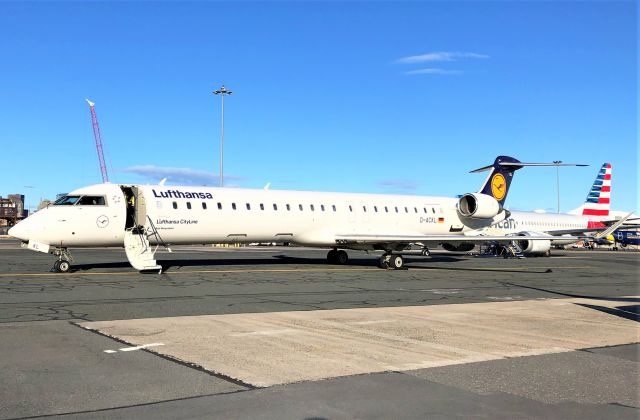 Canadair Regional Jet CRJ-900 (D-ACKL) - MUC-KEF-Goose Bay to BOS -ORD and Finally TUS !!!!br /Seen here @ KBOS Logan on 05/12/21 