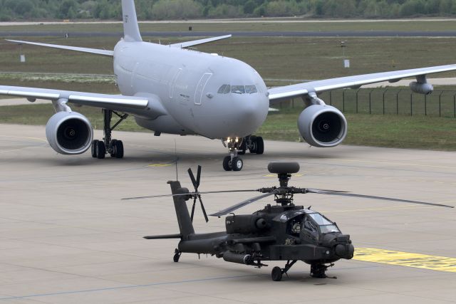 — — - 20210514  AAC Apache at Eindhoven AB, when an Airbus A330 turns in after a misison