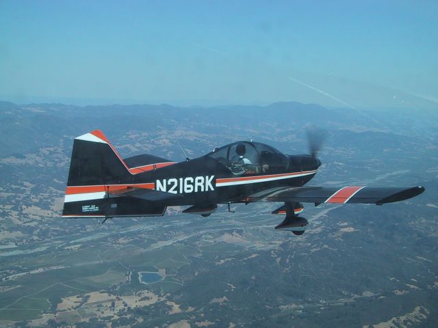 N216RK — - Flying the Robin from Boonville, CA to Palo Alto, CA.  While my son flew the Robin, I took the photo from a Grumman Tiger.  Photo taken between Cloverdale (O60) and Healdsberg (KHES).  A great day! 