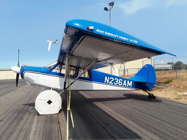 Cessna Skyhawk (N236AM) - Parked at Santa Ynez