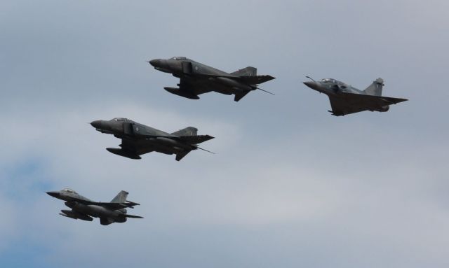 McDonnell Douglas F-4 Phantom 2 — - Hellenic Air Force F-16, 2x F4E and Mirage 2000 at Athens Flying Week 2019