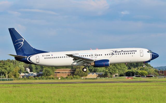 Boeing 737-800 (EI-GAW) - blue panorama b737-8 ei-gaw about to land at shannon 8/7/17.