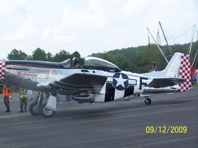 North American P-51 Mustang (N51KB) - Scott County, Oneida Tn. airshow, Sept. 2009. 