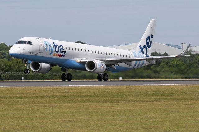 Embraer ERJ-190 (G-FBEI) - BEE355 to Newquay.