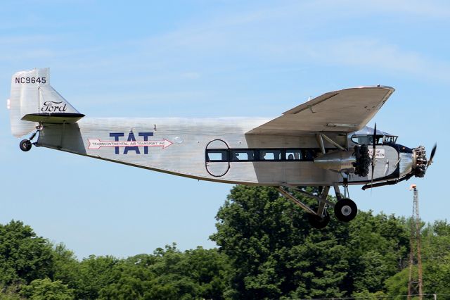 Ford Tri-Motor (NC9645) - Transcontinental Air Transport - TAT