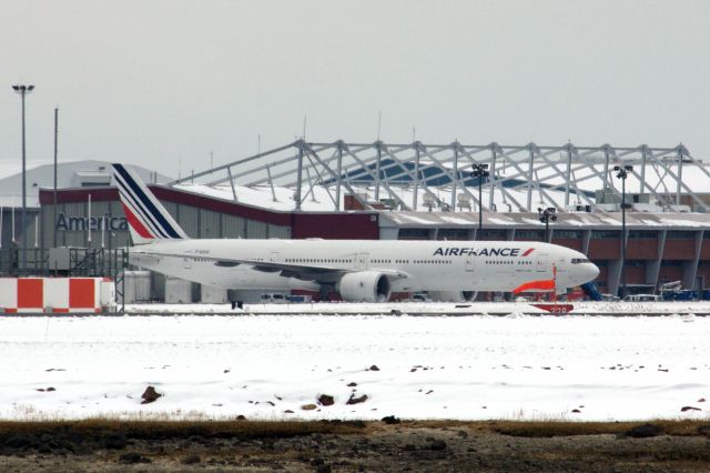 BOEING 777-300ER (F-GSQC) - This Air France B777-300 diverted to BOS on 2/18/21 due to mechanical issues while operating IAD-CDG. 