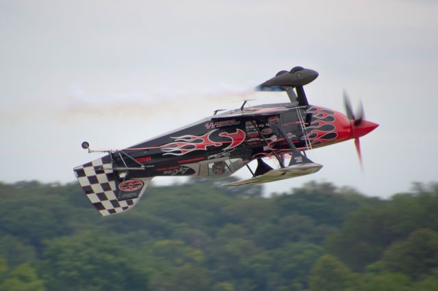 Experimental  (N540SS) - Here Skip Stewart preforms at the Central Iowa Airshow flying his N540SS 2011 Skip Stewart Pitts S-25 Photo taken August 25, 2019 with Nikon D3200 at 400mm.