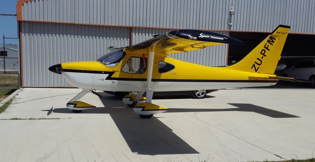 AMAX Sport 1700 (ZU-PFM) - In memoriam Mike Lomberg, "handipilot" who fatally crashed in Thailand on December 30, 2018 while on a round the world flight, after flying from Switzerland, to Egypt, across Arabia, Northern India and Burma. His own aircraft shown here had been modified as Mike did not have the use of his legs. He had been a SAAF pilot, experimental test pilot, and had dedicated his life, after an accident that had left him paraplegic, to spreading the comradeship of the air, mentoring young pilots and showing the skies have no limit.br /His base was Morningstar Airfield, Cape of Good Hope.