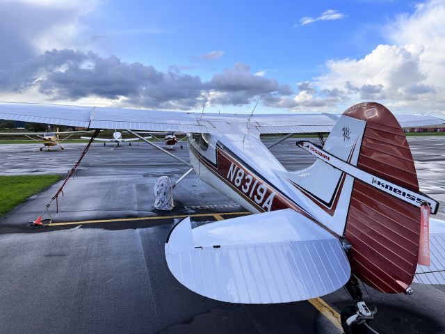 Cessna 170 (N8319A) - Cessna 170 with the nickname “Beast Mode,” displayed on the tail.