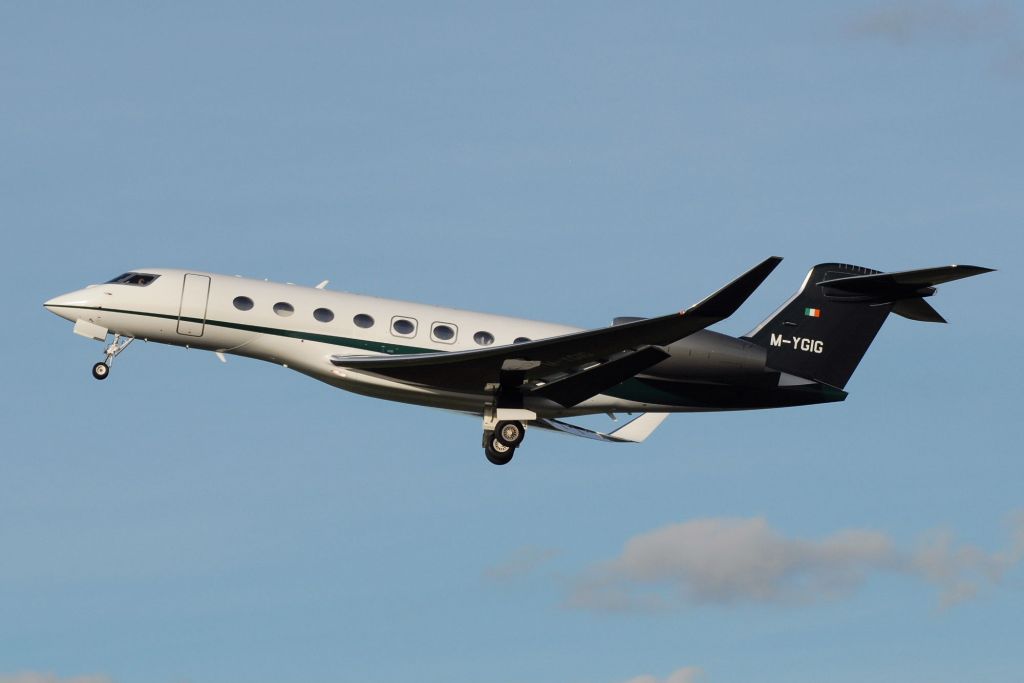 Gulfstream Aerospace Gulfstream G650 (M-YGIG) - Dublin Airport, 14/10/2018