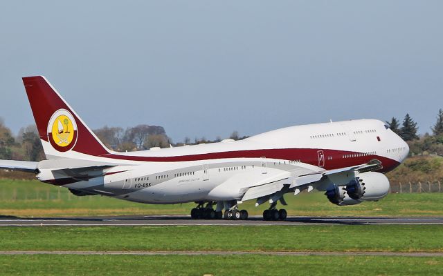 BOEING 747-8 (VQ-BSK) - worldwide aircraft holdings b747-8zv bbj vq-bsk dep shannon after circuit training 24/3/17.