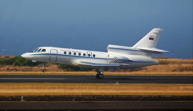 Dassault Falcon 50 (FAP17403) - Santa Maria Island International Airport - LPAZ. January 11, 2021.