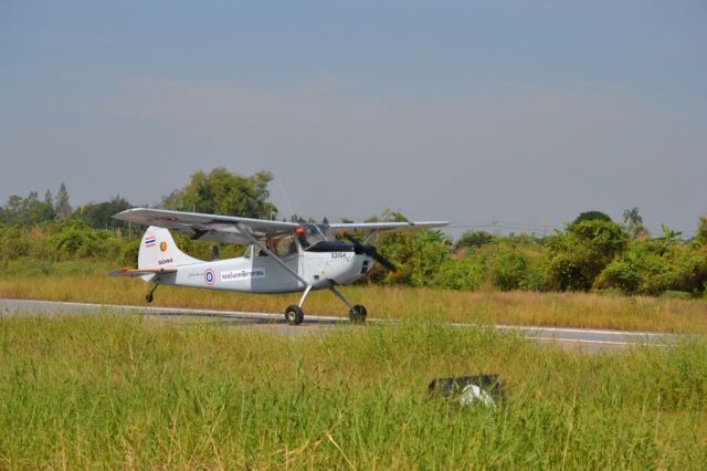 Cessna L-19 Bird Dog (05-3154) - small military training field near bangkok