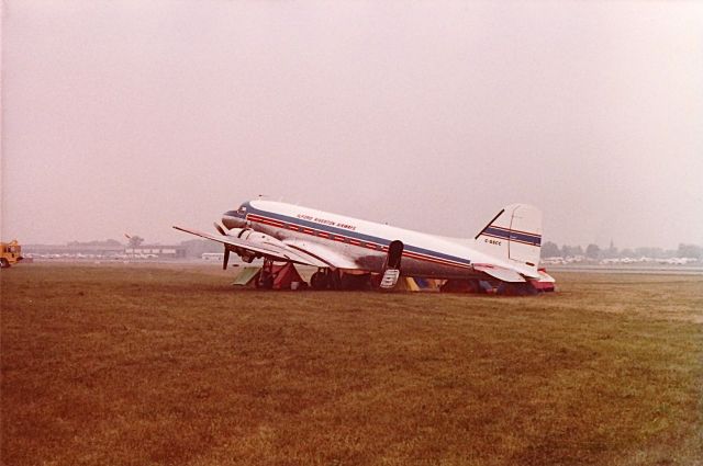 Douglas DC-3 (C-GSCC) - ILFORD RIVERTON AIRWAYS DC-3 at the EAA Fly In. They brought everything they need to camp out.