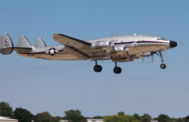 Lockheed EC-121 Constellation (N422NA) - General MacArthur's Connie "Bataan" on the long flight back to California with an overnight stop in Madison,WI