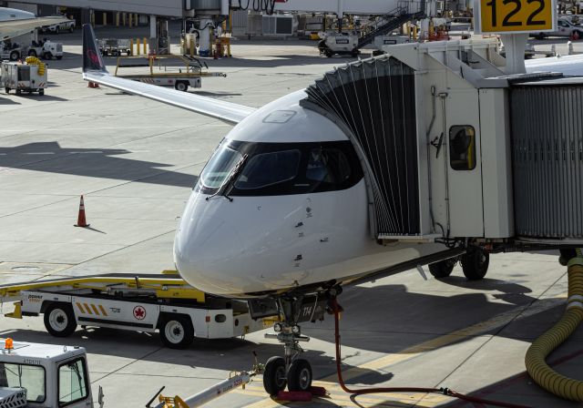 Airbus A220-300 (C-GMZY) - An A220 parked at gate D22 at Pearson, booked for gate 22 when it gets to Ottawa. Coincidence? Or just airport agents having fun with numbers?