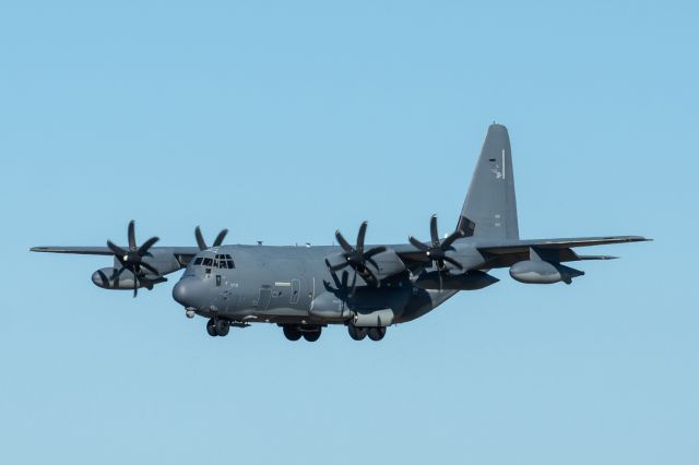 Lockheed C-130 Hercules (11-5731) - Lockheed MC-130J Commando II sn 382-5731. USAF 11-573. 15731. Sqn patch on tail 1 SOS/ 353SOG YPPH 15 July 2023