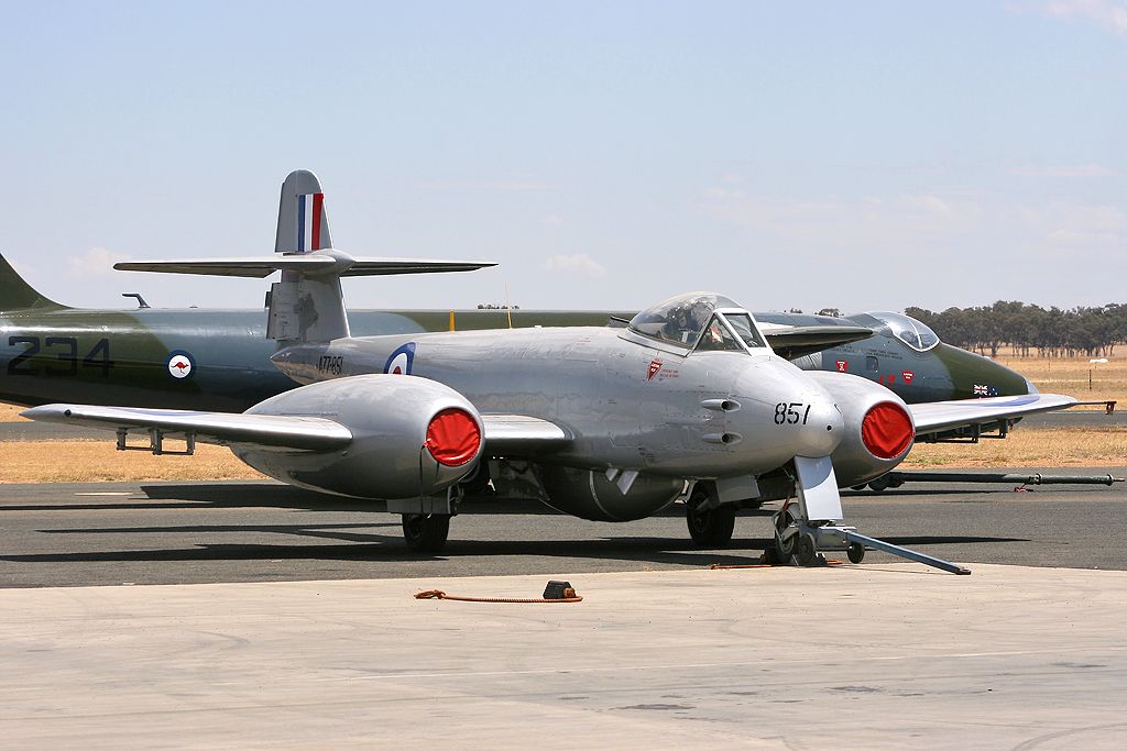 GLOSTER Meteor (VH-MBX) - Gloster Meteor F8