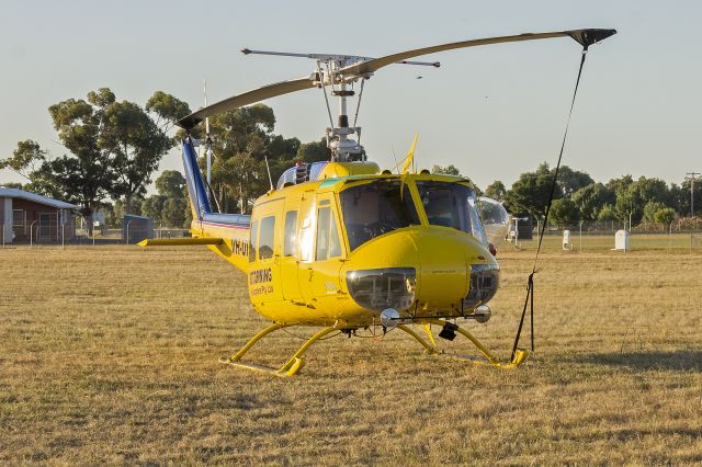 Bell UH-1V Iroquois (VH-UHX) - Rotorwing Helicopter Services (VH-UHX) Garlick Bell UH-1H at Wagga Wagga Airport