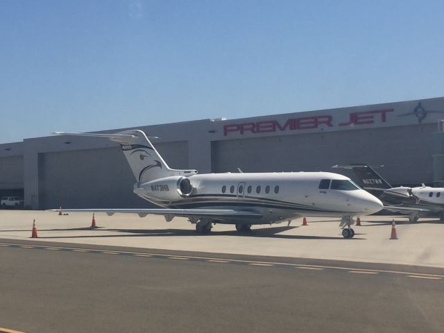 Hawker Beechcraft 4000 (N473HB) - Waiting at Premier Jet For its next mission.