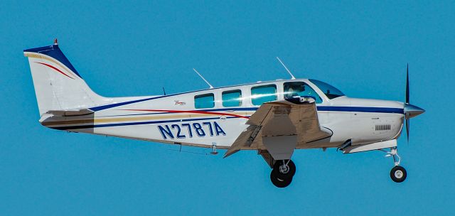 Beechcraft Bonanza (36) (N2787A) - N2787A 1969 Beech 36 Bonanza s/n E-178 - North Las Vegas Airport (IATA: VGT, ICAO: KVGT,)br /Photo: TDelCorobr /February 18, 2011