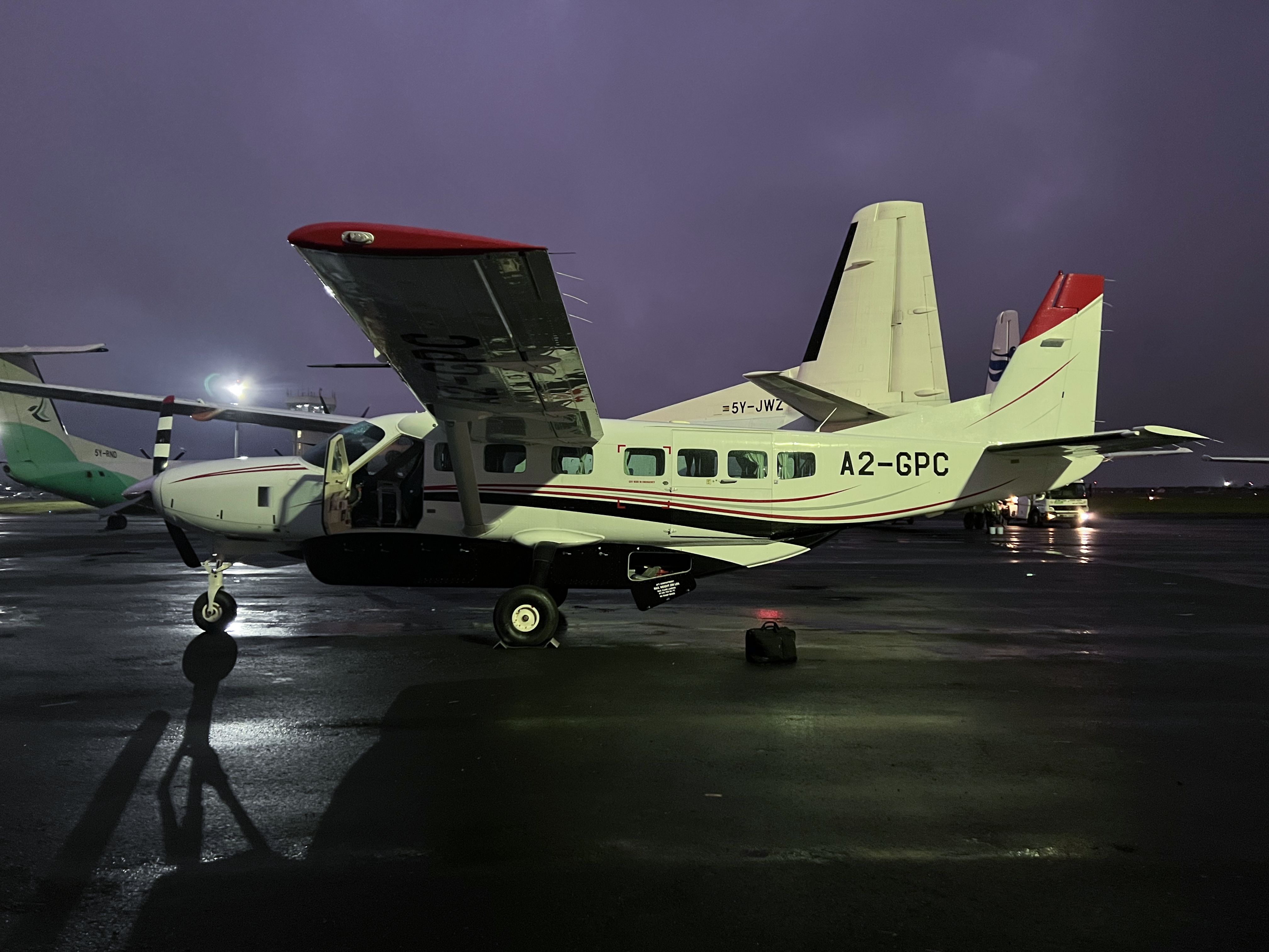 Cessna Caravan (A2-GPC) - Ferry flight from Botswana to Indonesia. 29-MAY-2022.