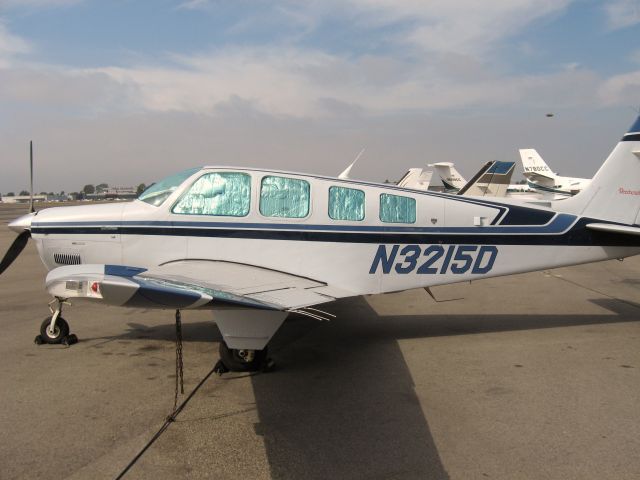 Beechcraft Bonanza (36) (N3215D) - Parked at Santa Ana