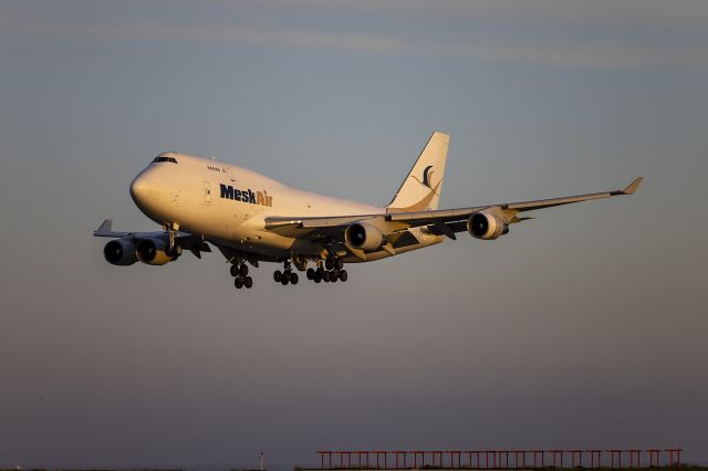Boeing 747-400 (9H-MSK) - Sunset arrival