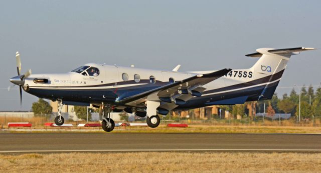 Pilatus PC-12 (N475SS) - Boutique Airlines Pilatus PC-12/47