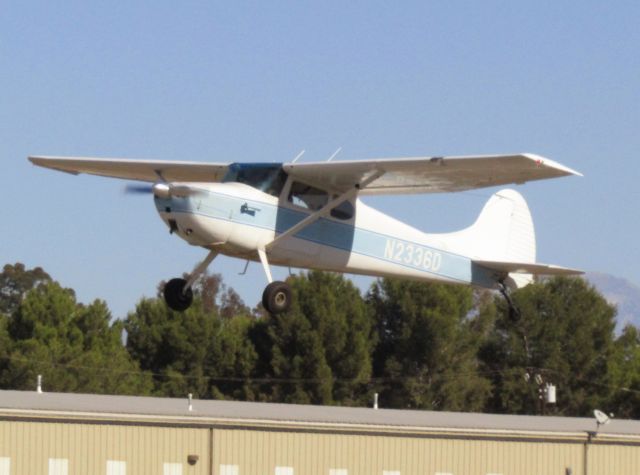 Cessna 170 (N2336D) - Taking off from RWY 24